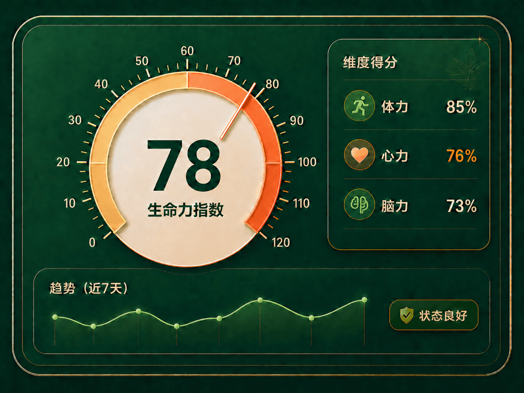生命力仪表盘